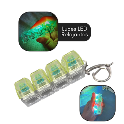 Mini Teclado Anti Estrés LED Relax
