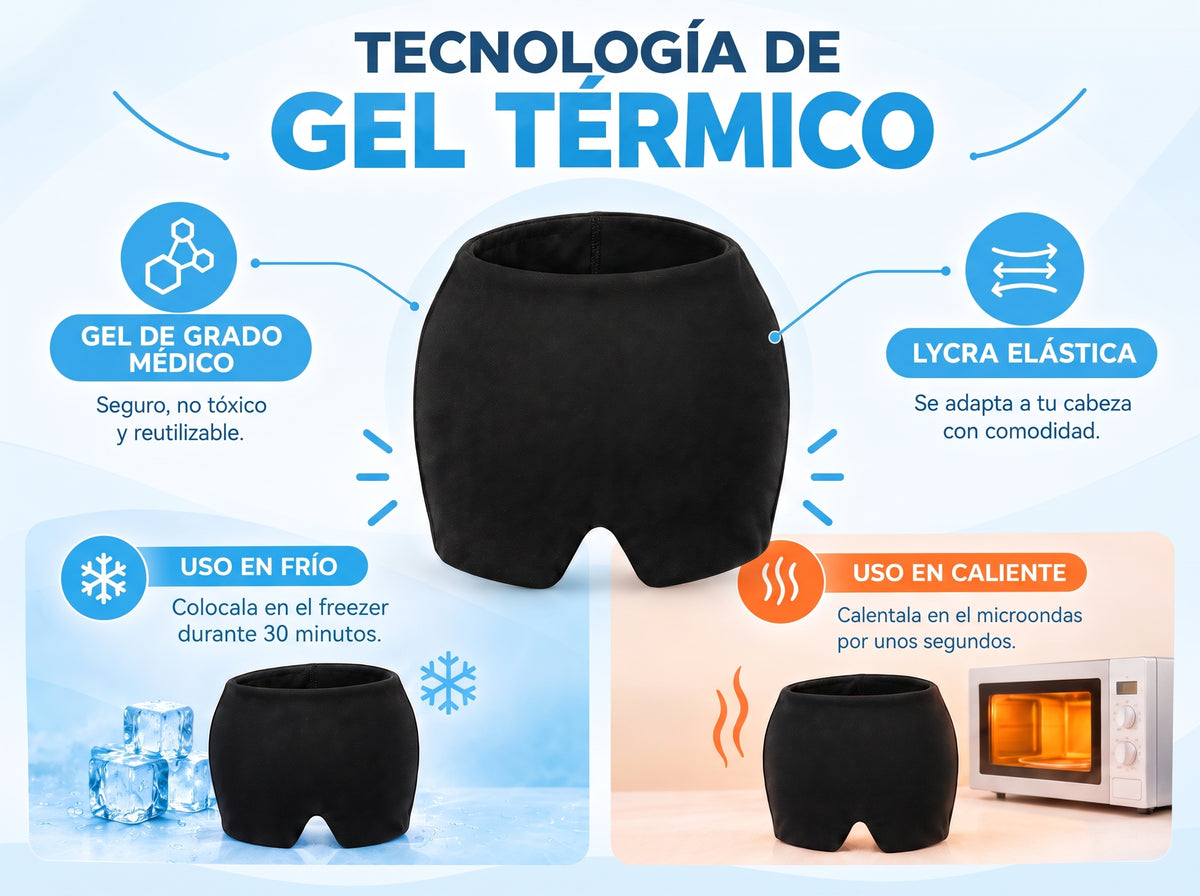 Gorro Anti Migrañas Frío o Calor
