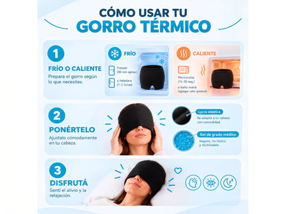 Gorro Anti Migrañas Frío o Calor